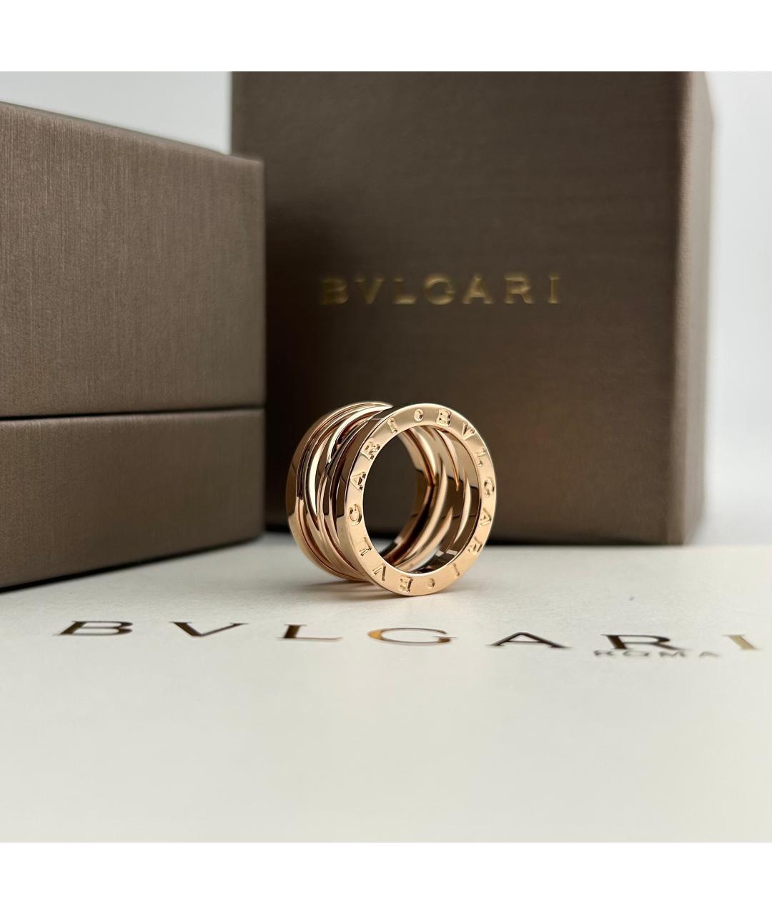 BVLGARI Золотое кольцо из розового золота, фото 6
