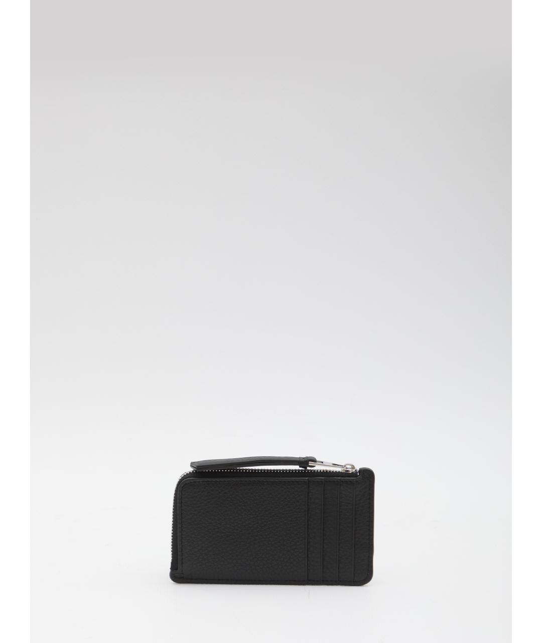 LOEWE Черный кожаный кошелек, фото 2