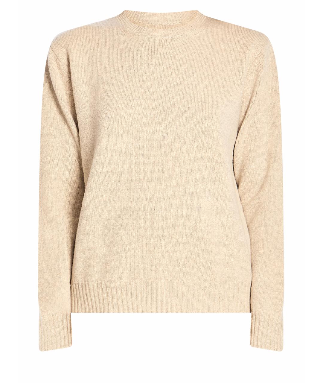 MAX MARA Бежевый кашемировый джемпер / свитер, фото 1