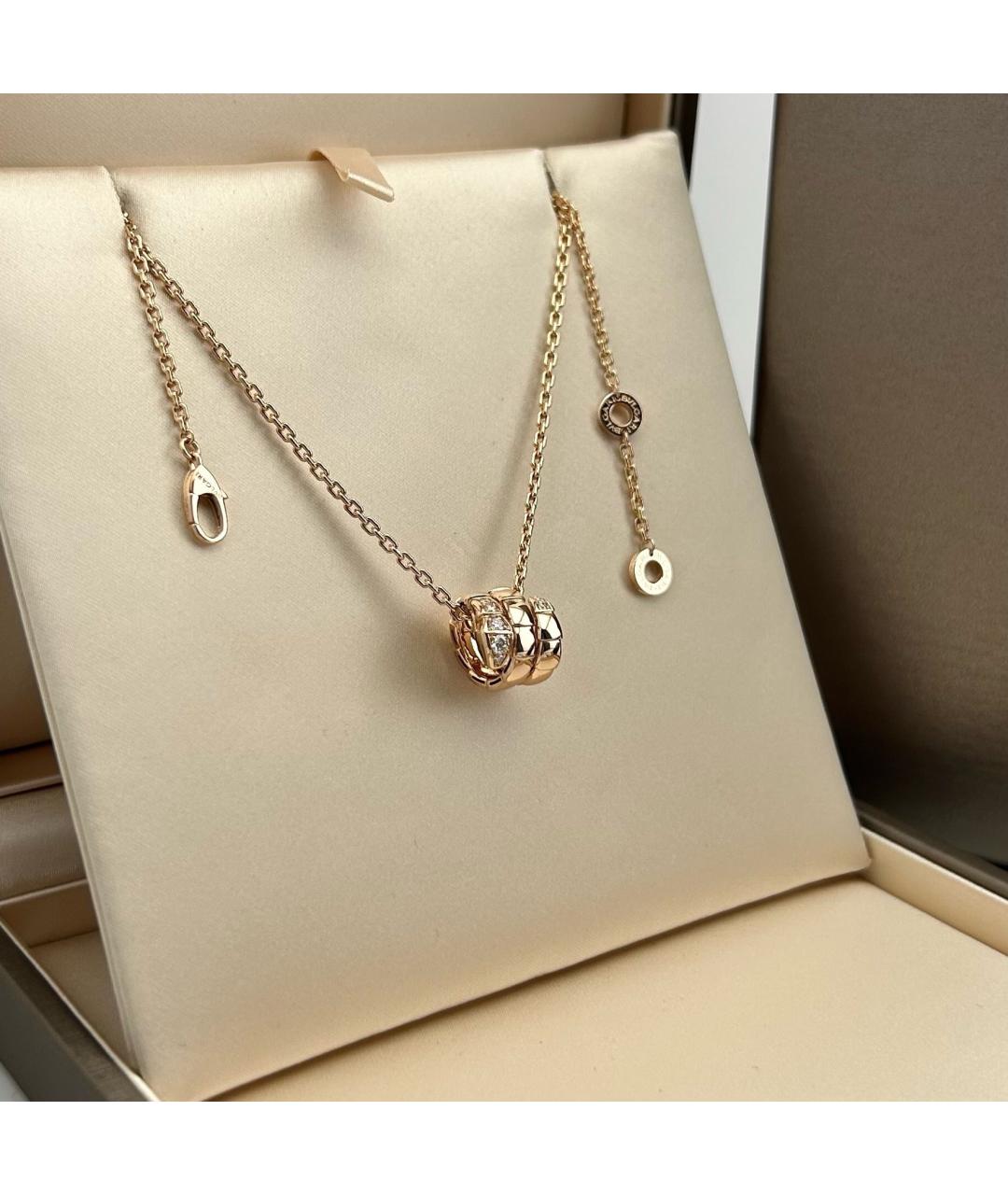 BVLGARI Золотое колье из розового золота, фото 4