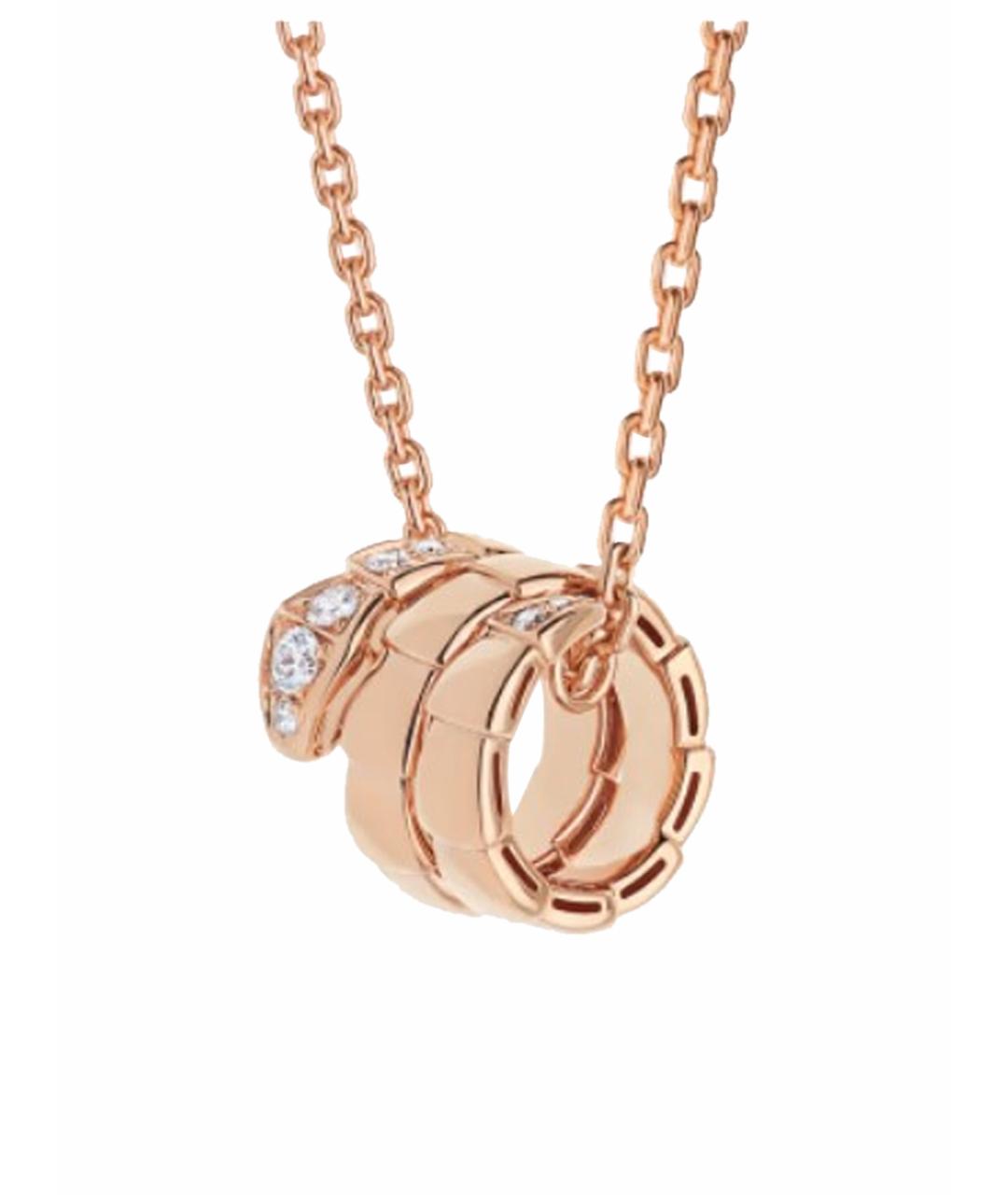 BVLGARI Золотое колье из розового золота, фото 1