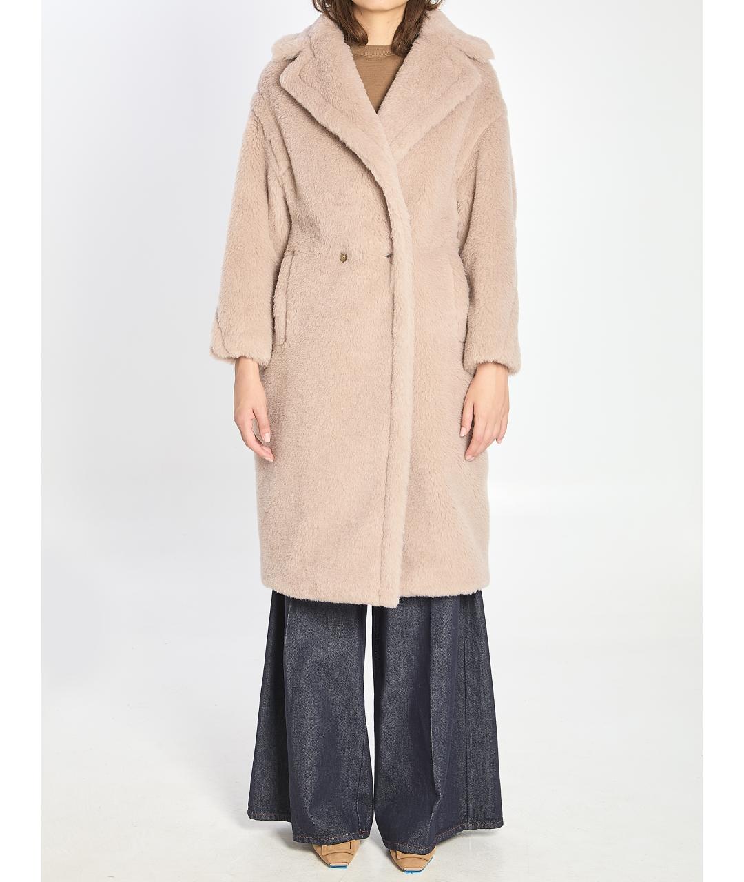 MAX MARA Бежевое шерстяное пальто, фото 2
