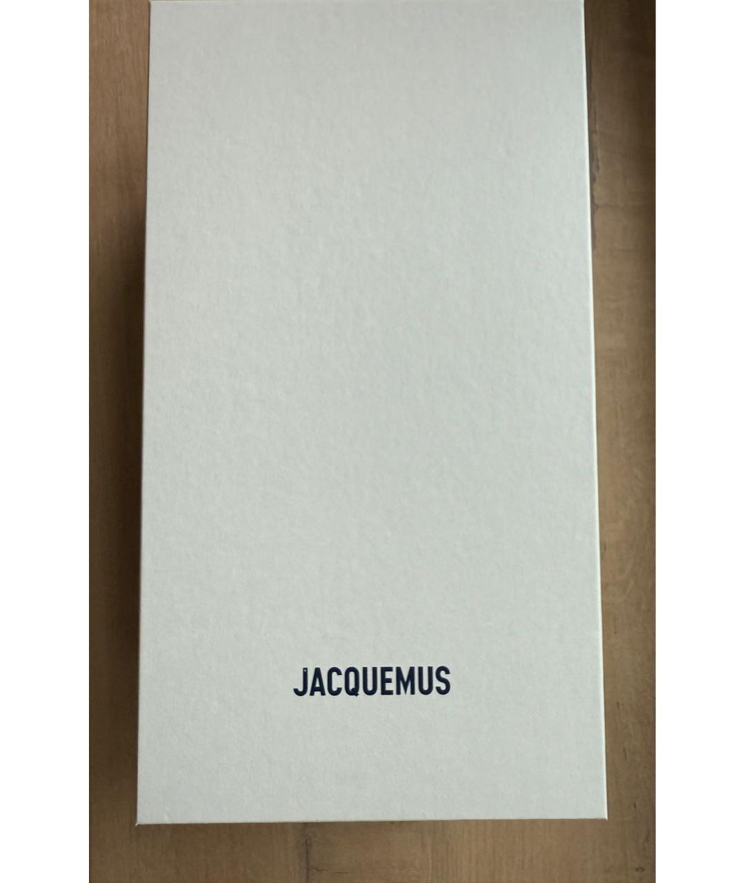 JACQUEMUS Белые замшевые кеды, фото 7