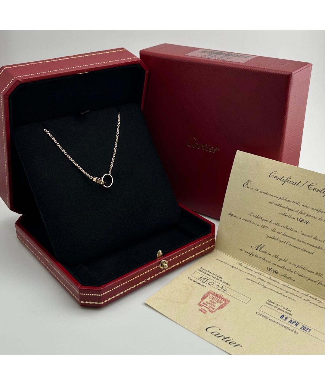 CARTIER Золотое колье из розового золота, фото 2