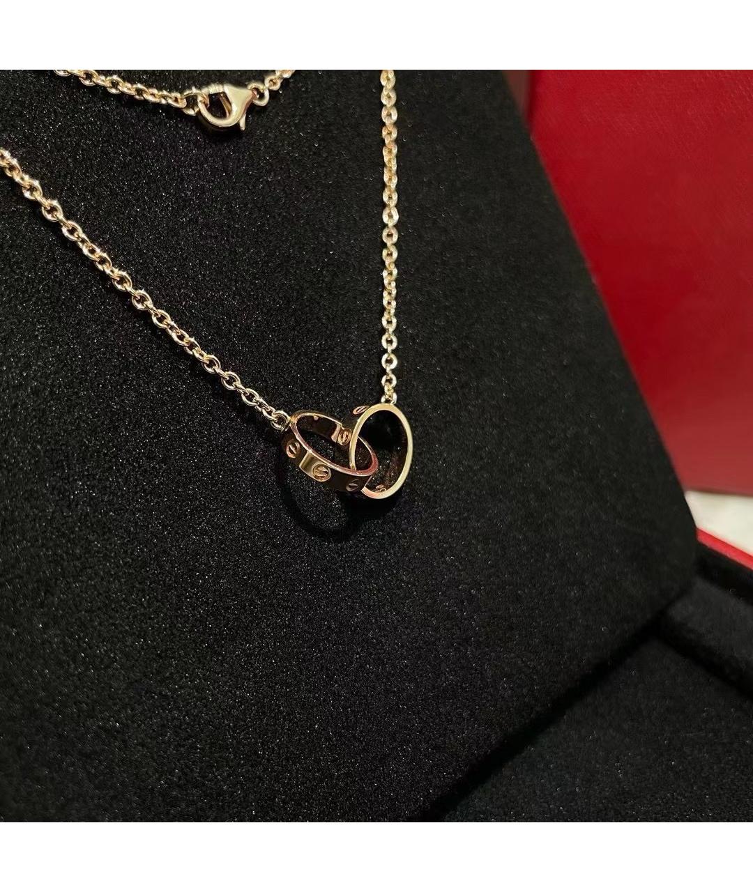 CARTIER Золотое колье из розового золота, фото 6