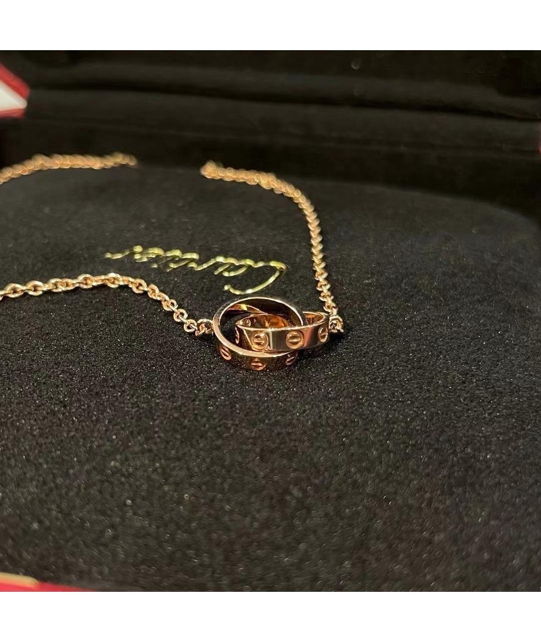 CARTIER Золотое колье из розового золота, фото 5