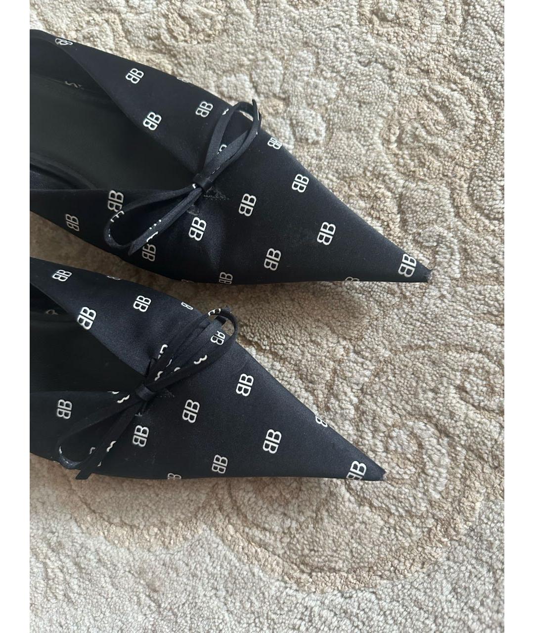 BALENCIAGA Черные мюли, фото 3