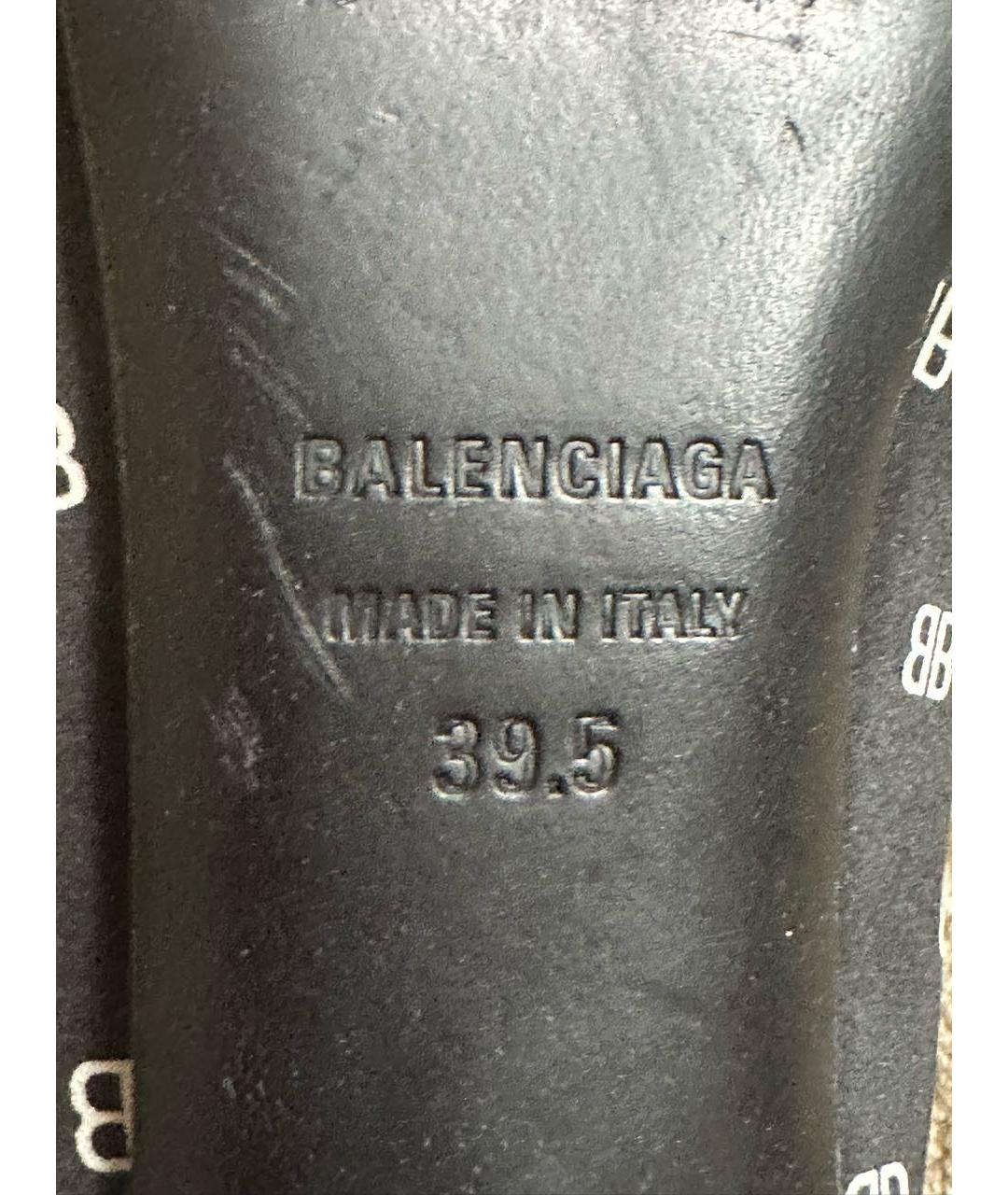 BALENCIAGA Черные мюли, фото 5