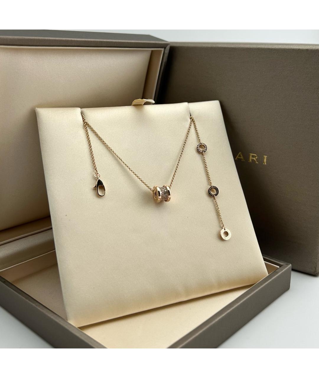 BVLGARI Золотое колье из розового золота, фото 5