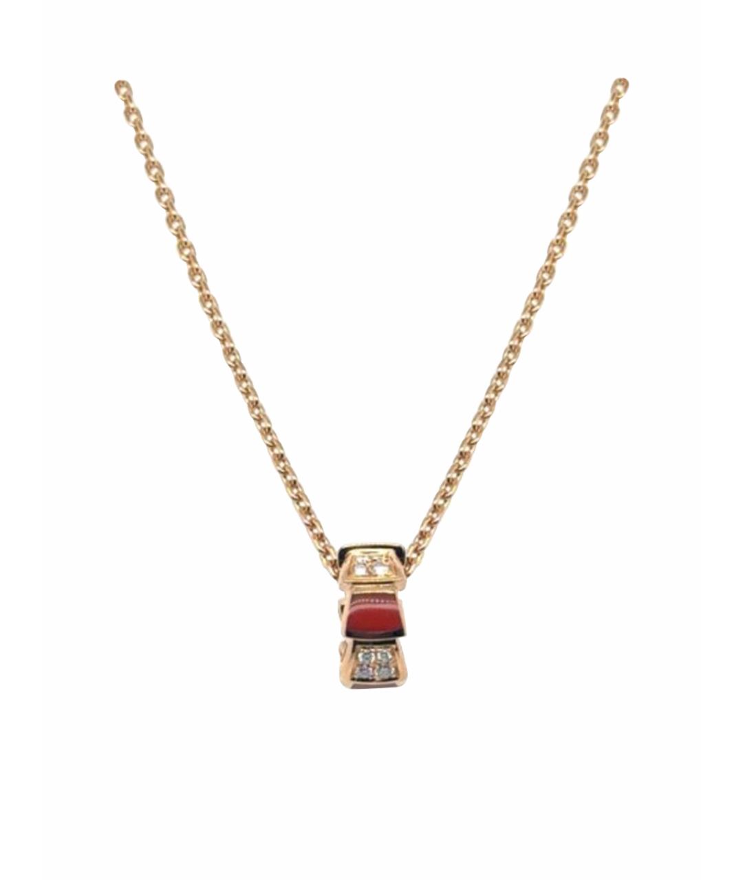 BVLGARI Золотое колье из розового золота, фото 1