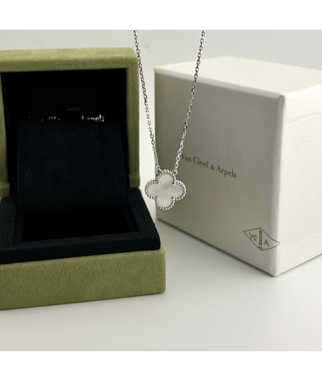 VAN CLEEF & ARPELS Серебряное колье из белого золота, фото 5