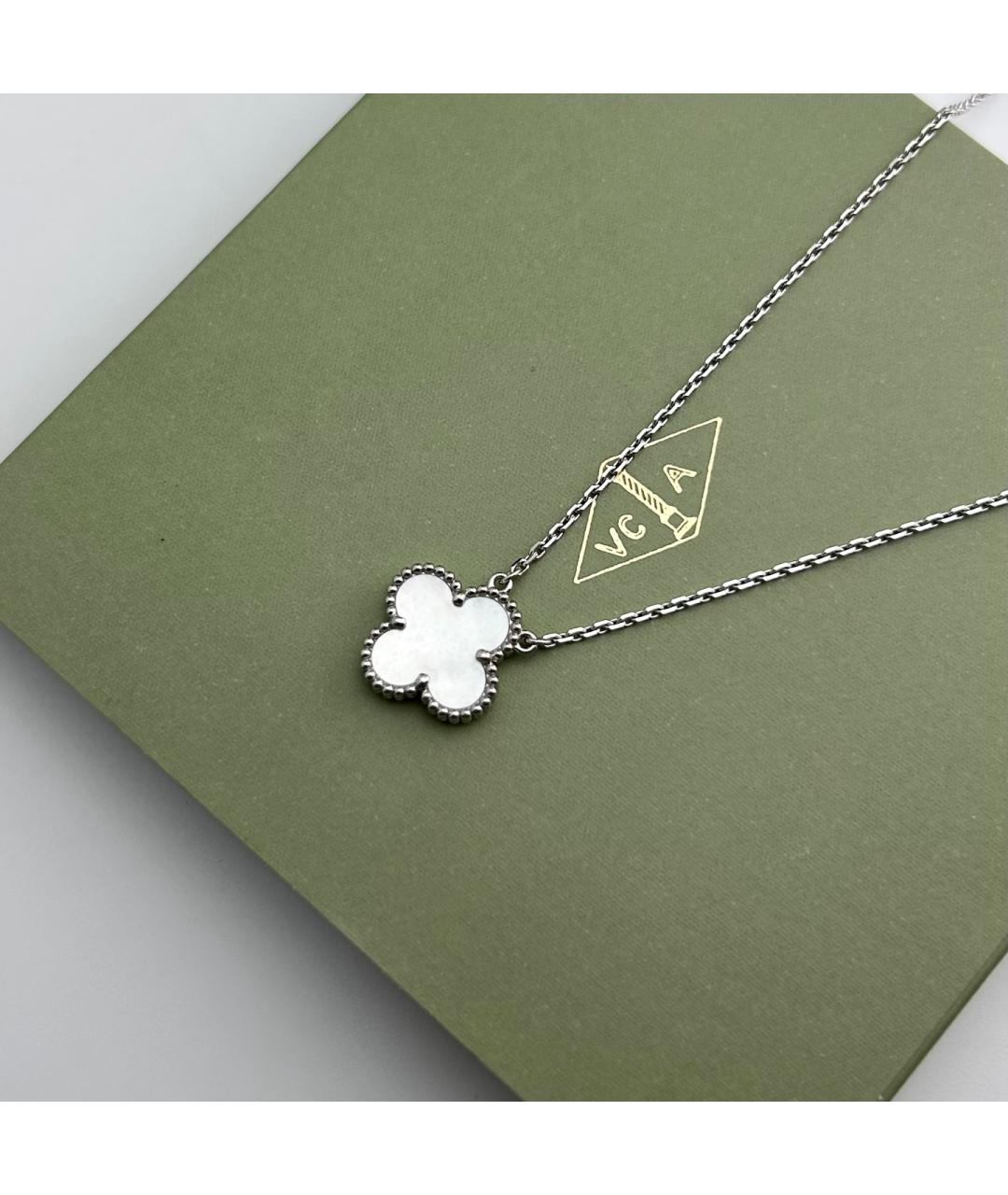 VAN CLEEF & ARPELS Серебряное колье из белого золота, фото 6