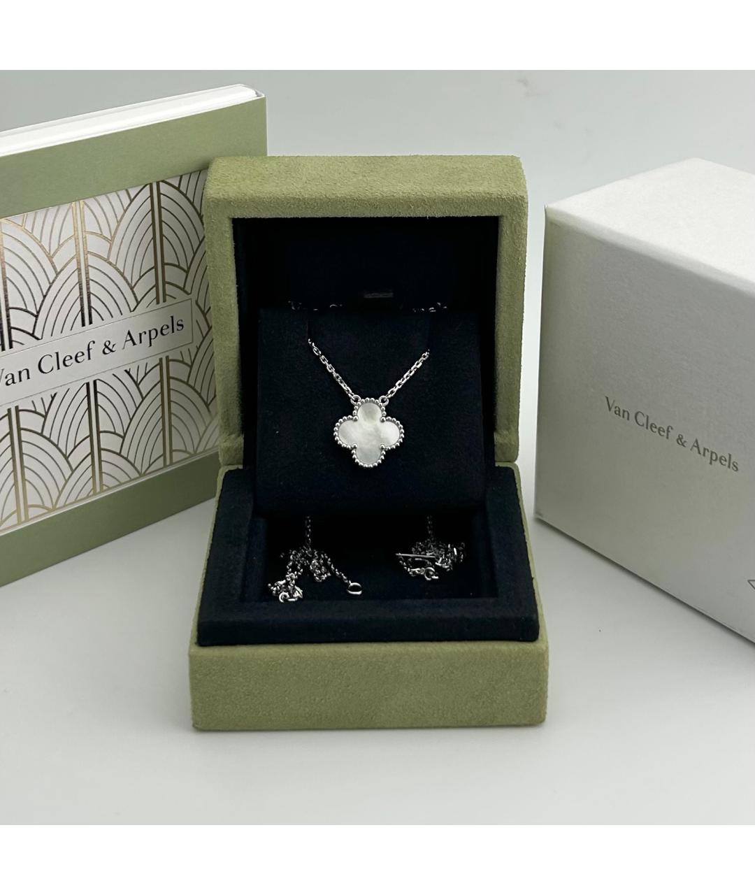 VAN CLEEF & ARPELS Серебряное колье из белого золота, фото 2