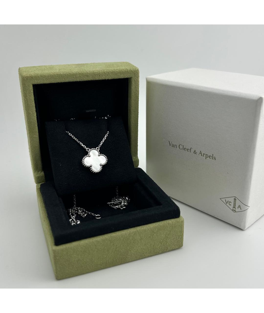 VAN CLEEF & ARPELS Серебряное колье из белого золота, фото 4