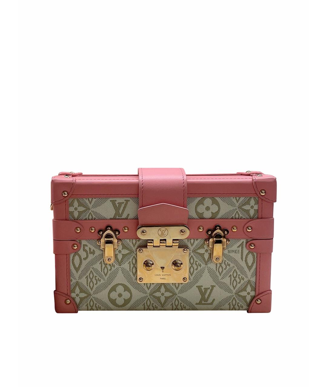LOUIS VUITTON Розовая деним сумка тоут, фото 1