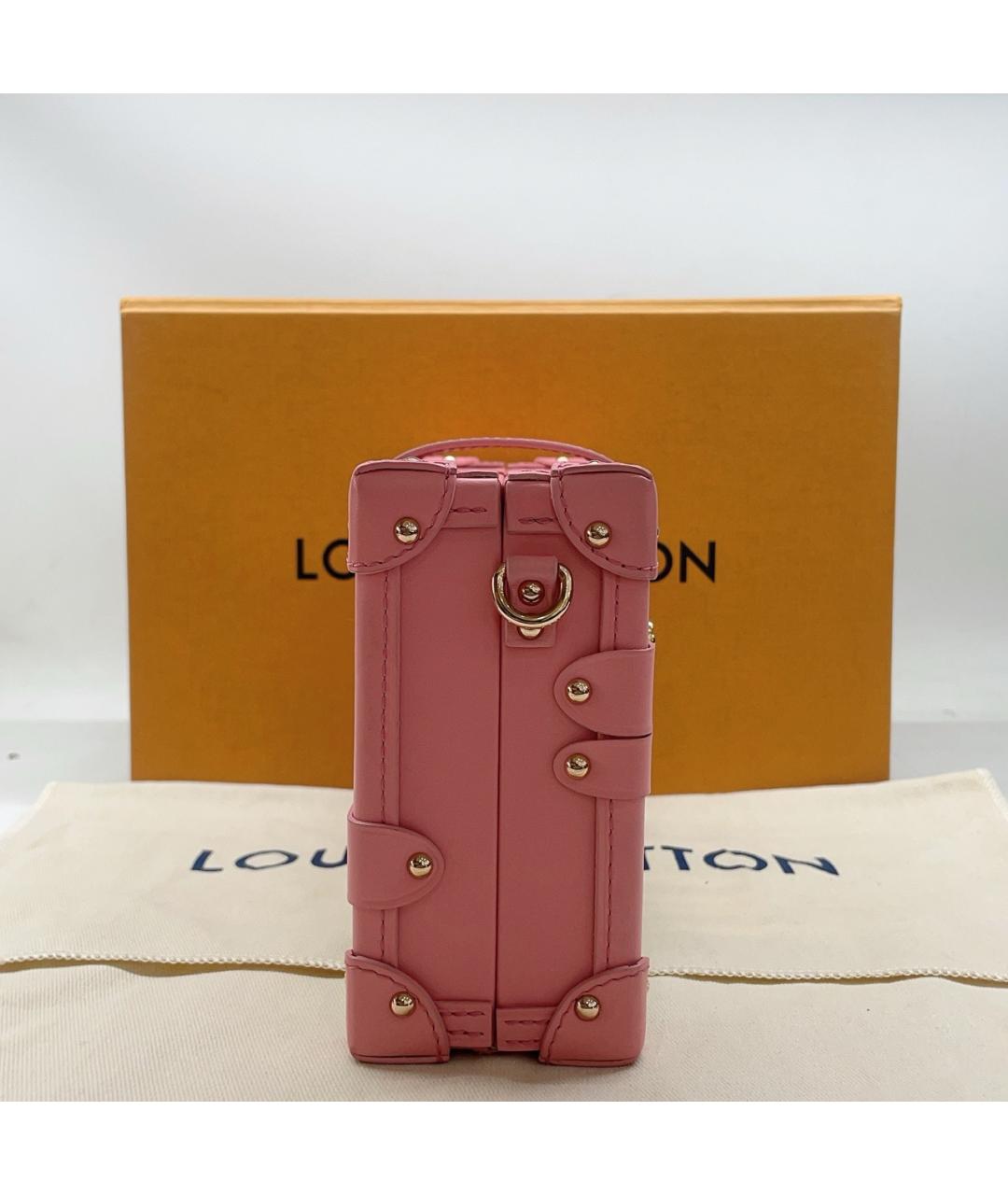 LOUIS VUITTON Розовая деним сумка тоут, фото 8