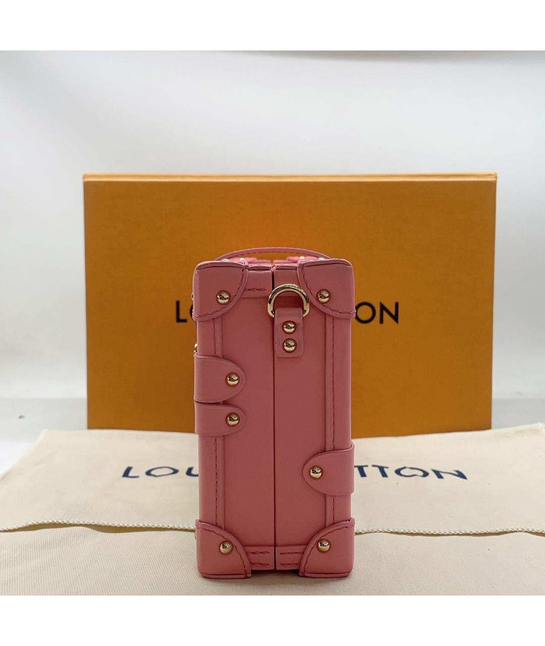 LOUIS VUITTON Розовая деним сумка тоут, фото 6