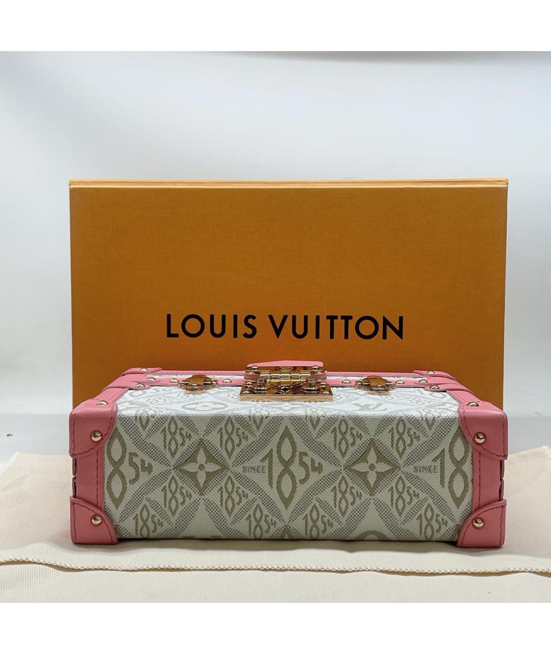LOUIS VUITTON Розовая деним сумка тоут, фото 7