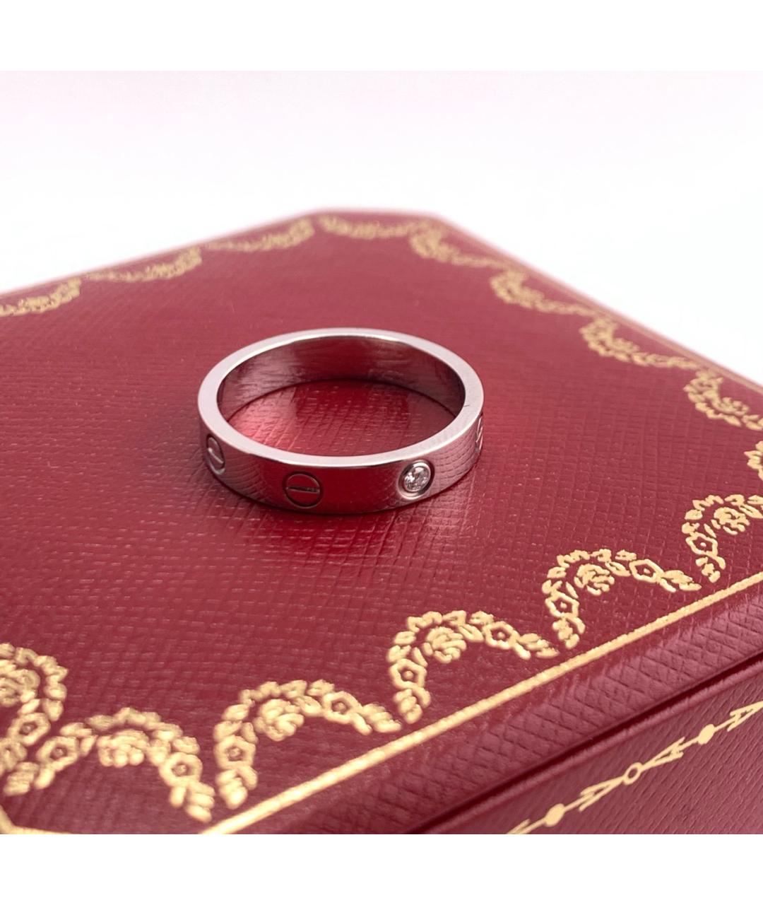 CARTIER Серебряное кольцо из белого золота, фото 5