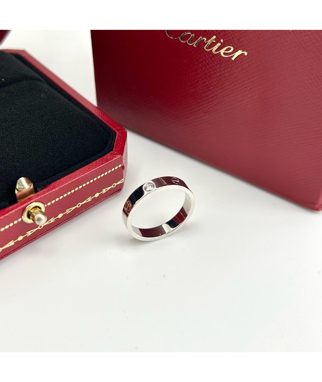 CARTIER Серебряное кольцо из белого золота, фото 4