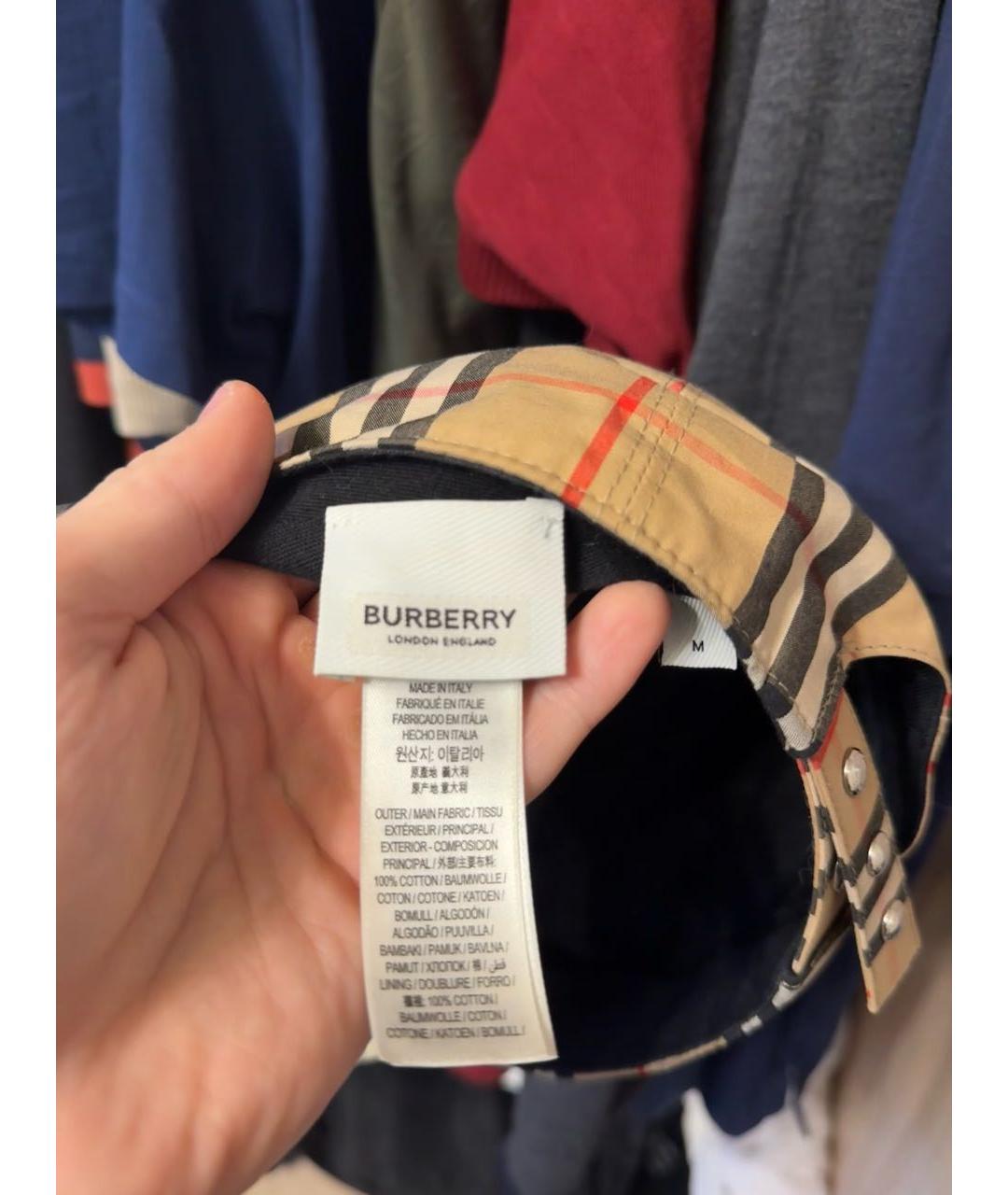 BURBERRY Мульти кепка/бейсболка, фото 3
