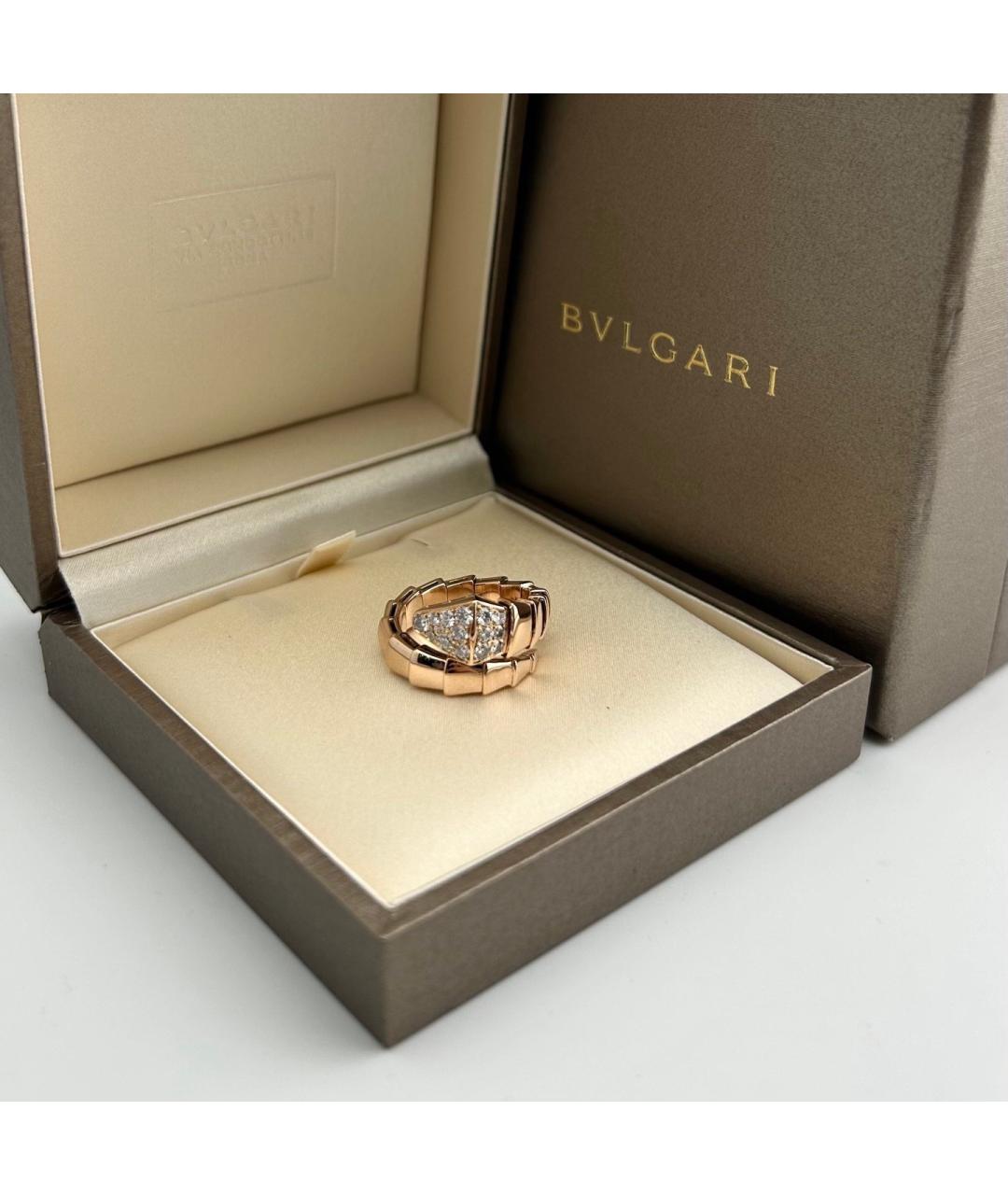 BVLGARI Золотое кольцо из розового золота, фото 4