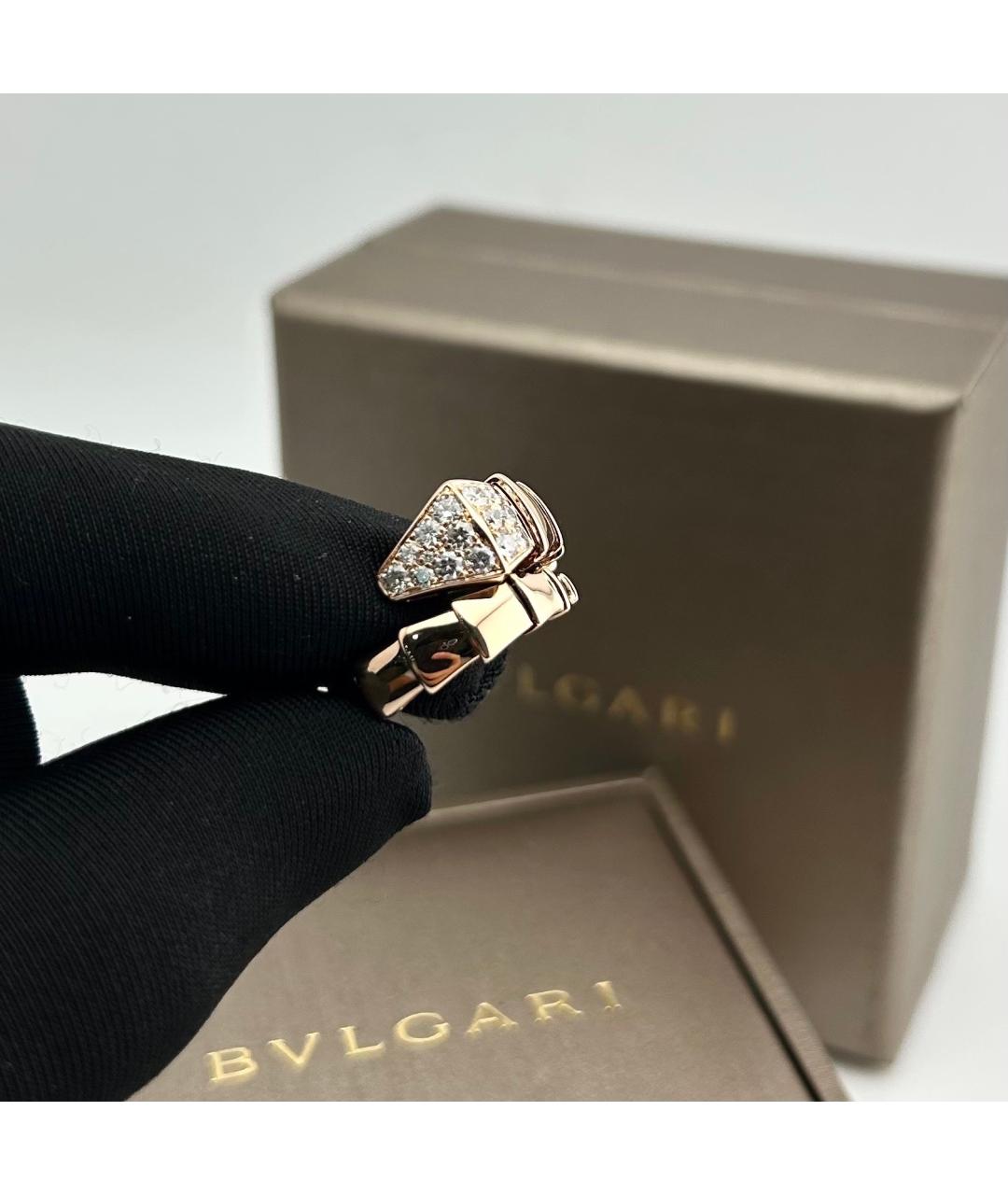 BVLGARI Золотое кольцо из розового золота, фото 6