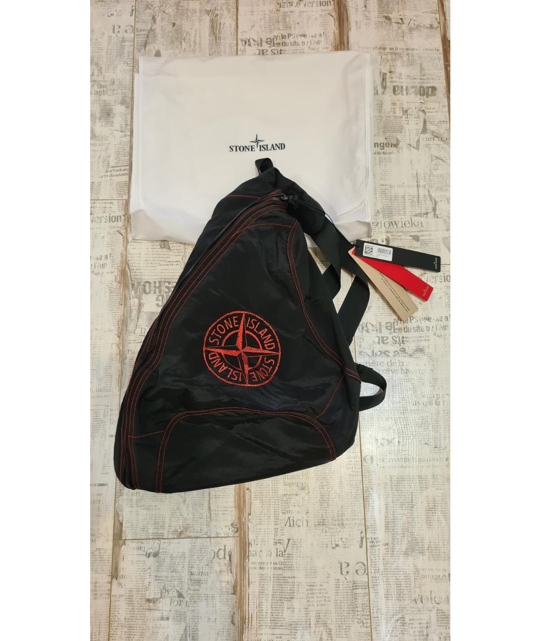 STONE ISLAND Черный рюкзак, фото 3
