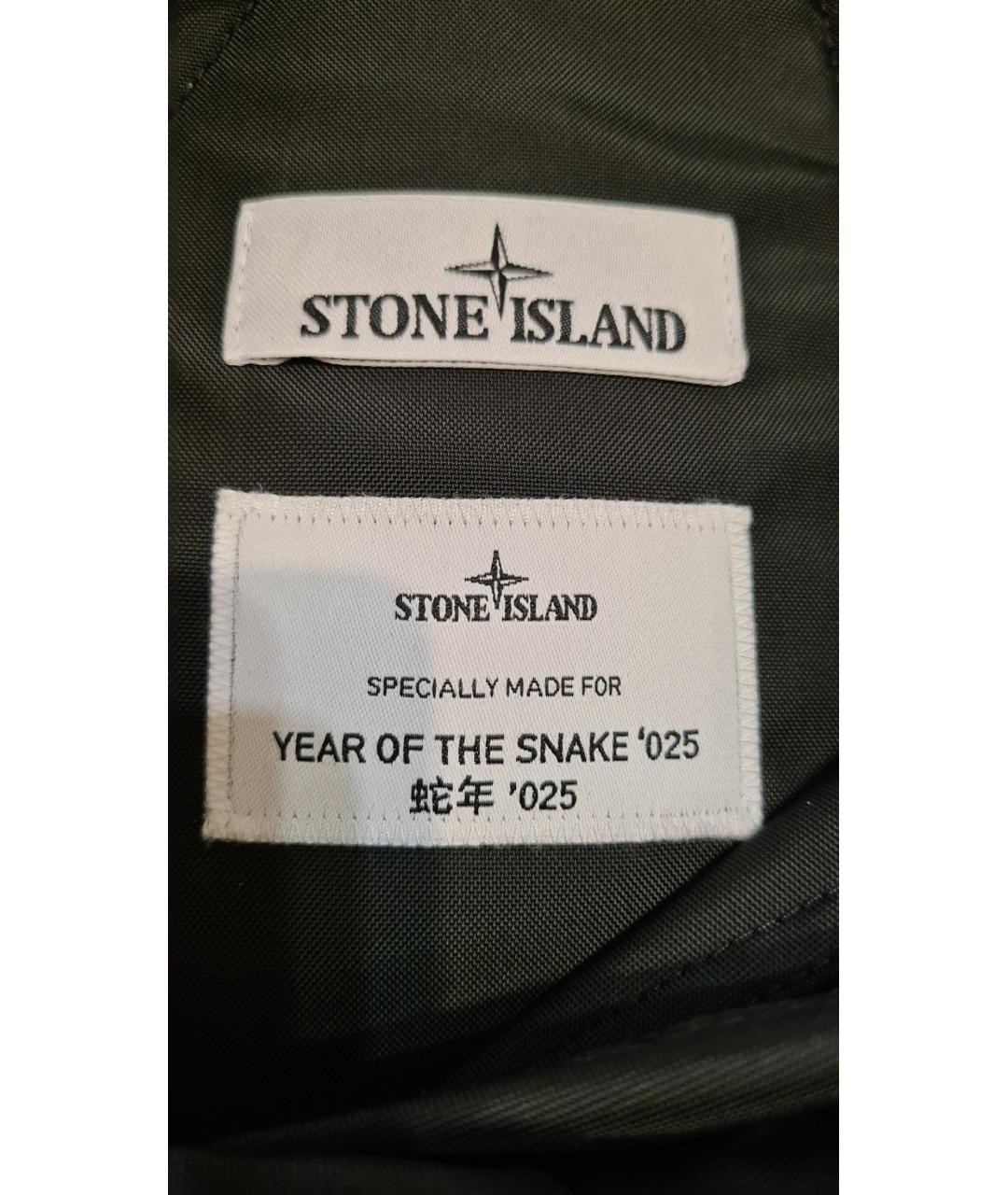 STONE ISLAND Черный рюкзак, фото 8