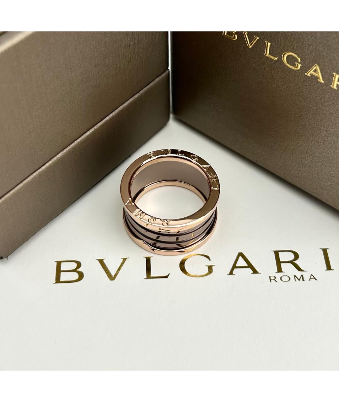 BVLGARI Золотое кольцо из розового золота, фото 4
