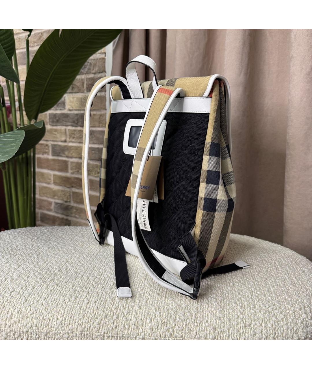 BURBERRY Бежевый рюкзак, фото 3
