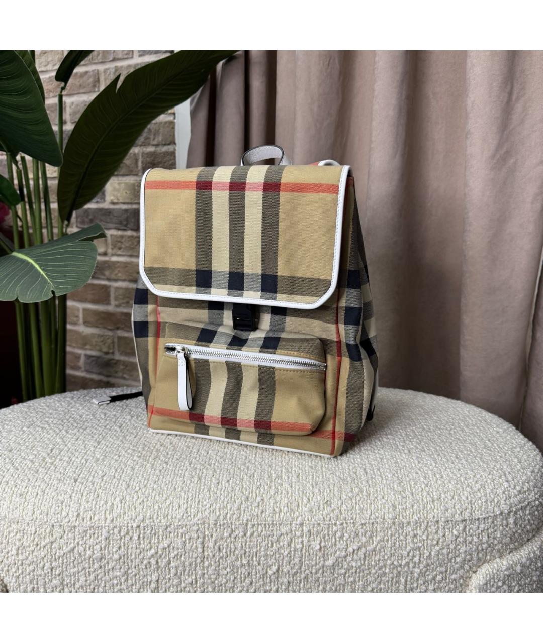 BURBERRY Бежевый рюкзак, фото 2