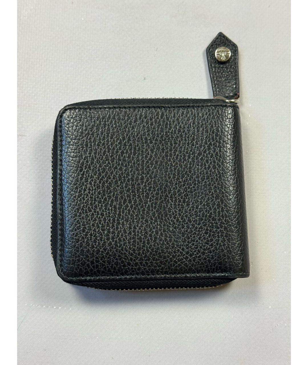 VIVIENNE WESTWOOD Черный кожаный кошелек, фото 3