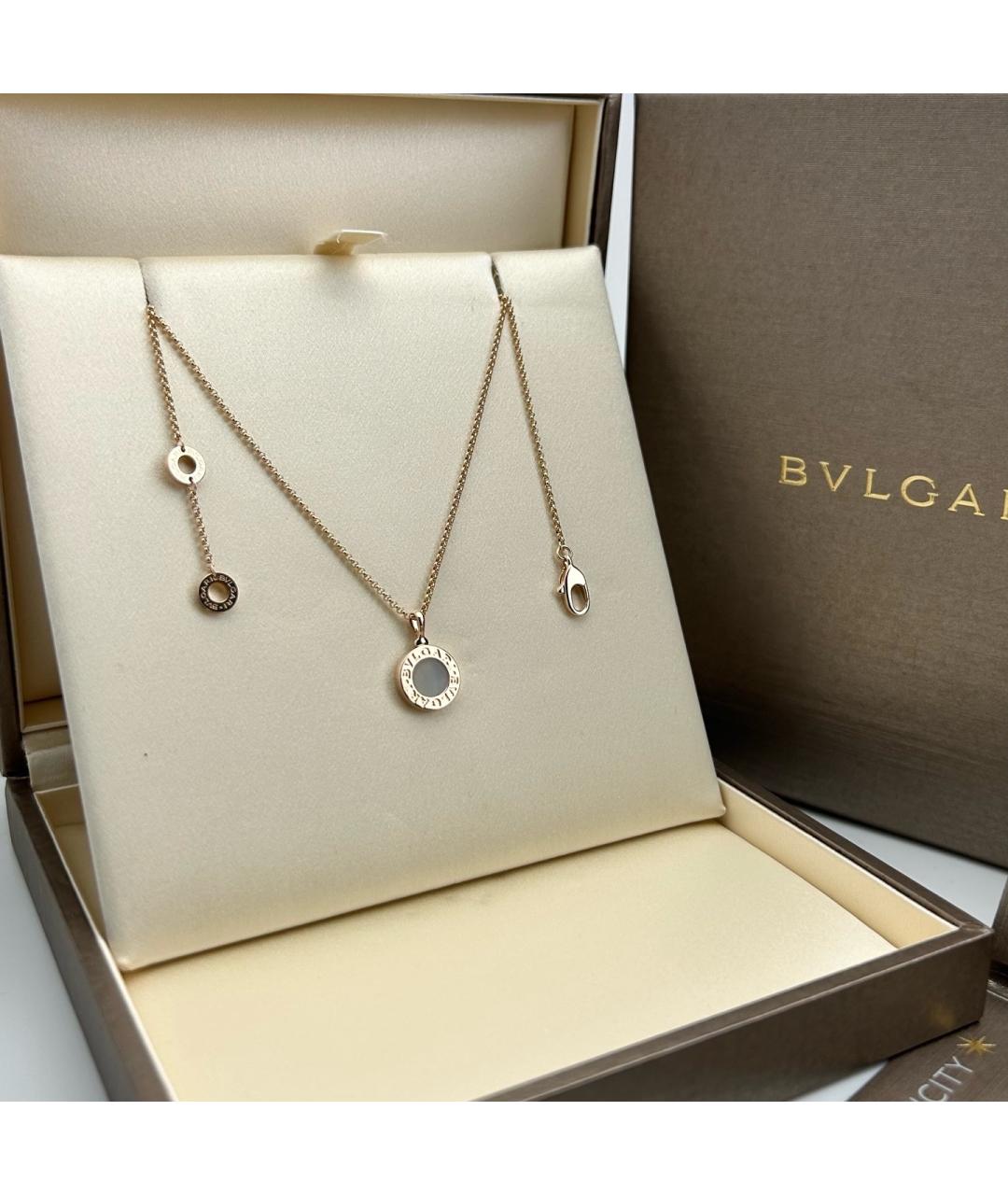 BVLGARI Золотое колье из розового золота, фото 2