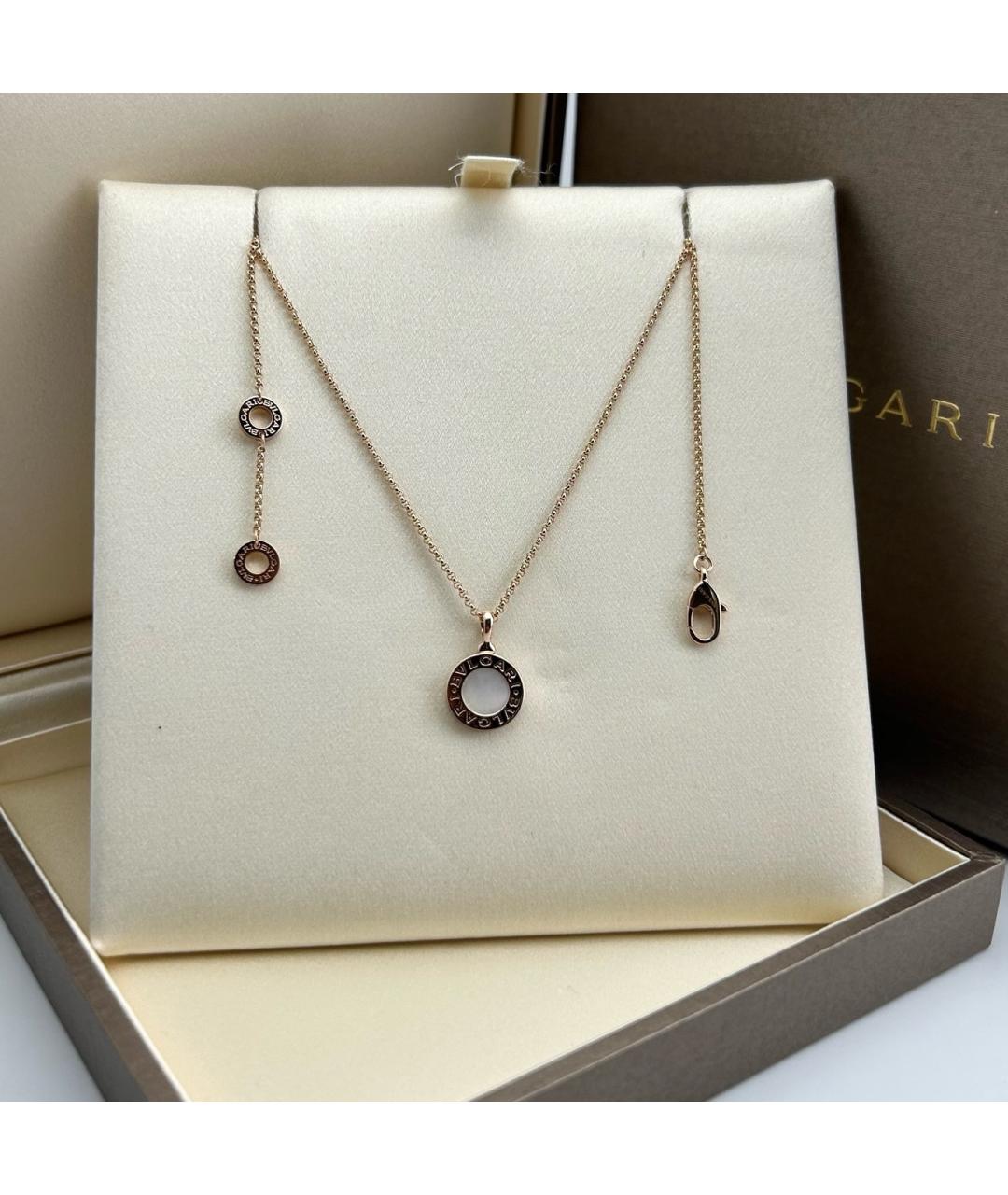 BVLGARI Золотое колье из розового золота, фото 4
