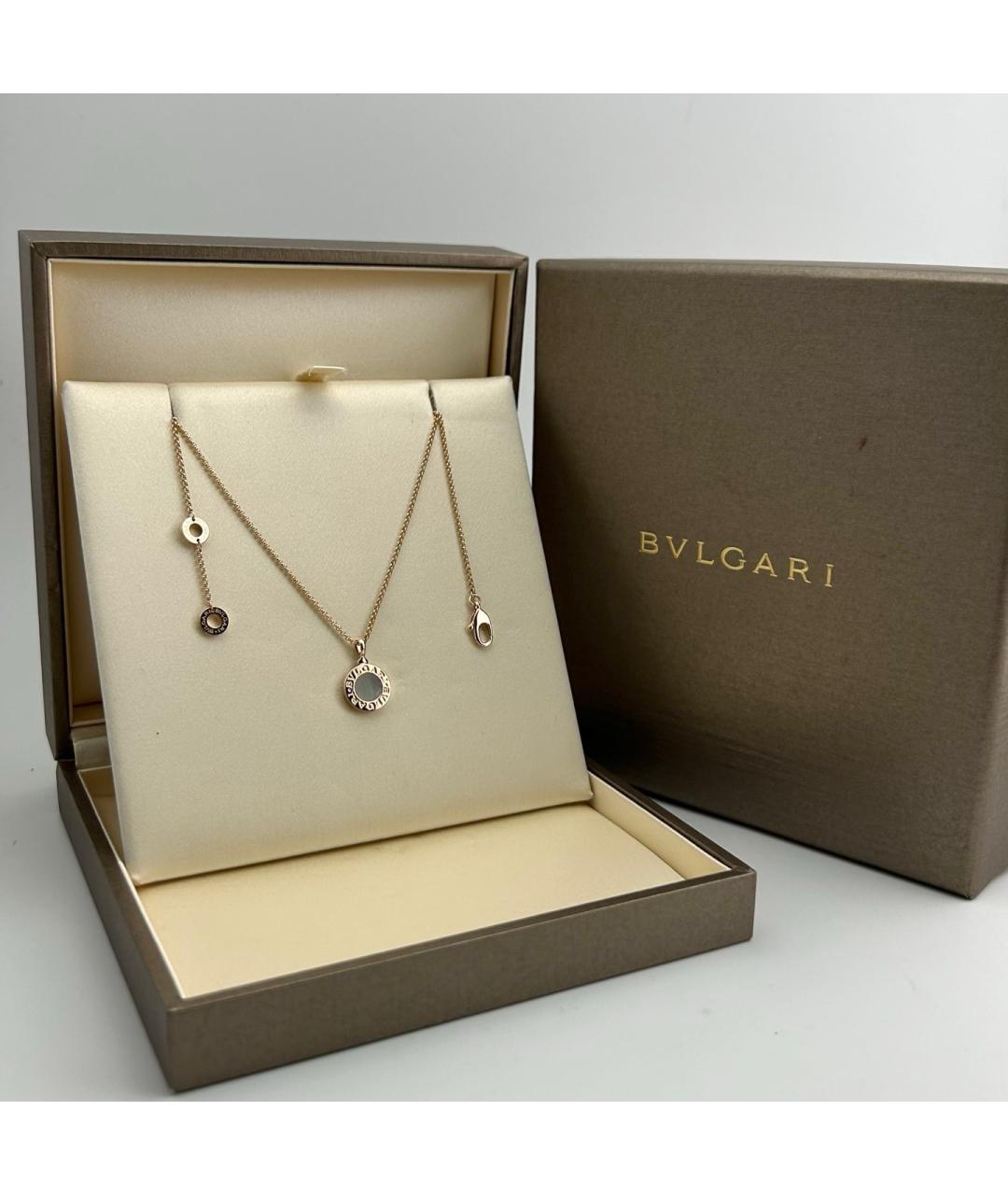 BVLGARI Золотое колье из розового золота, фото 3