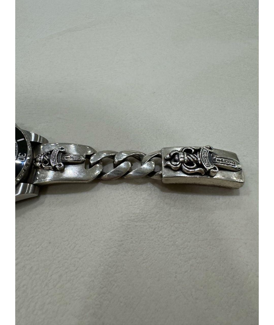 CHROME HEARTS Серебряные серебряные часы, фото 4