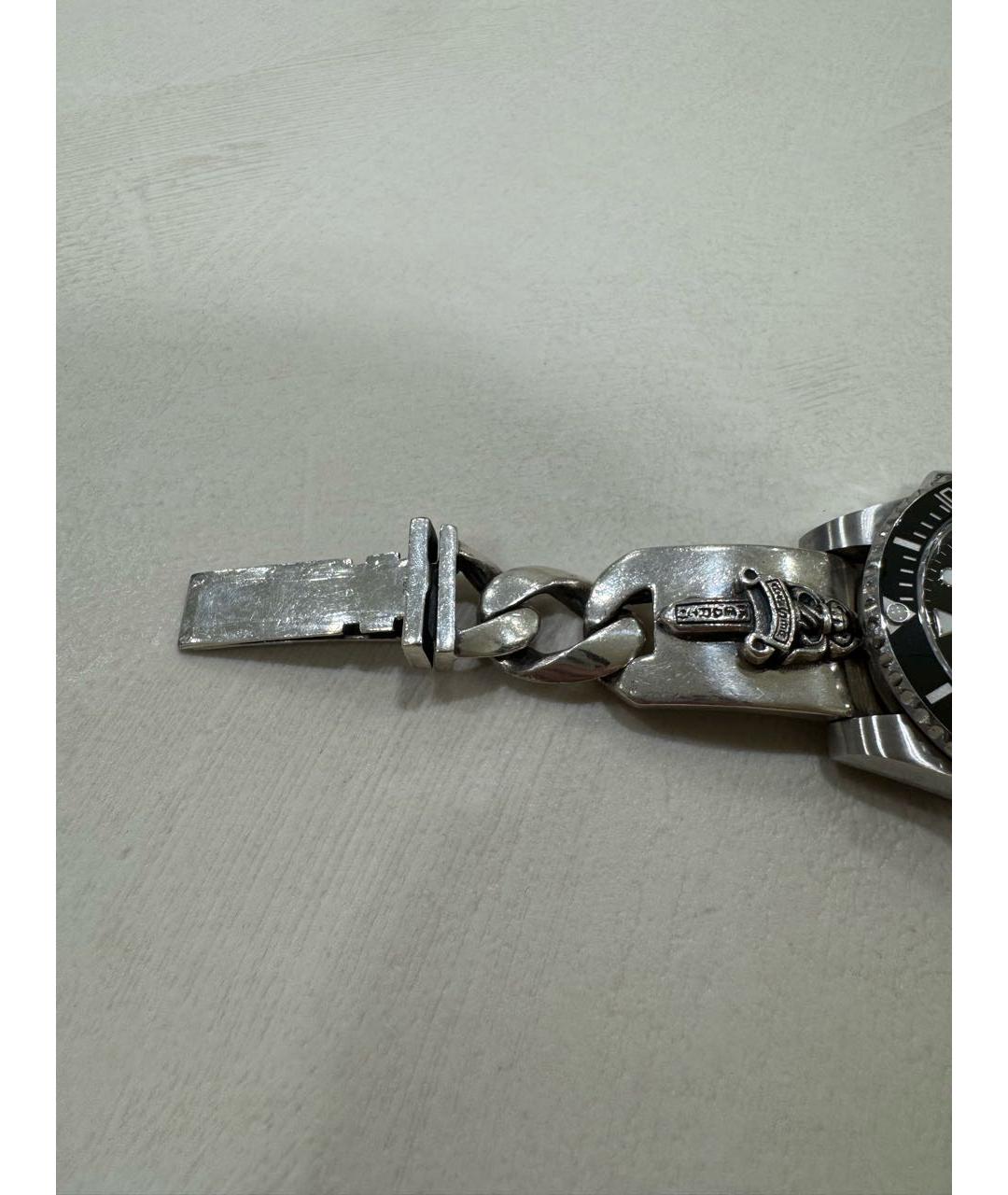 CHROME HEARTS Серебряные серебряные часы, фото 5