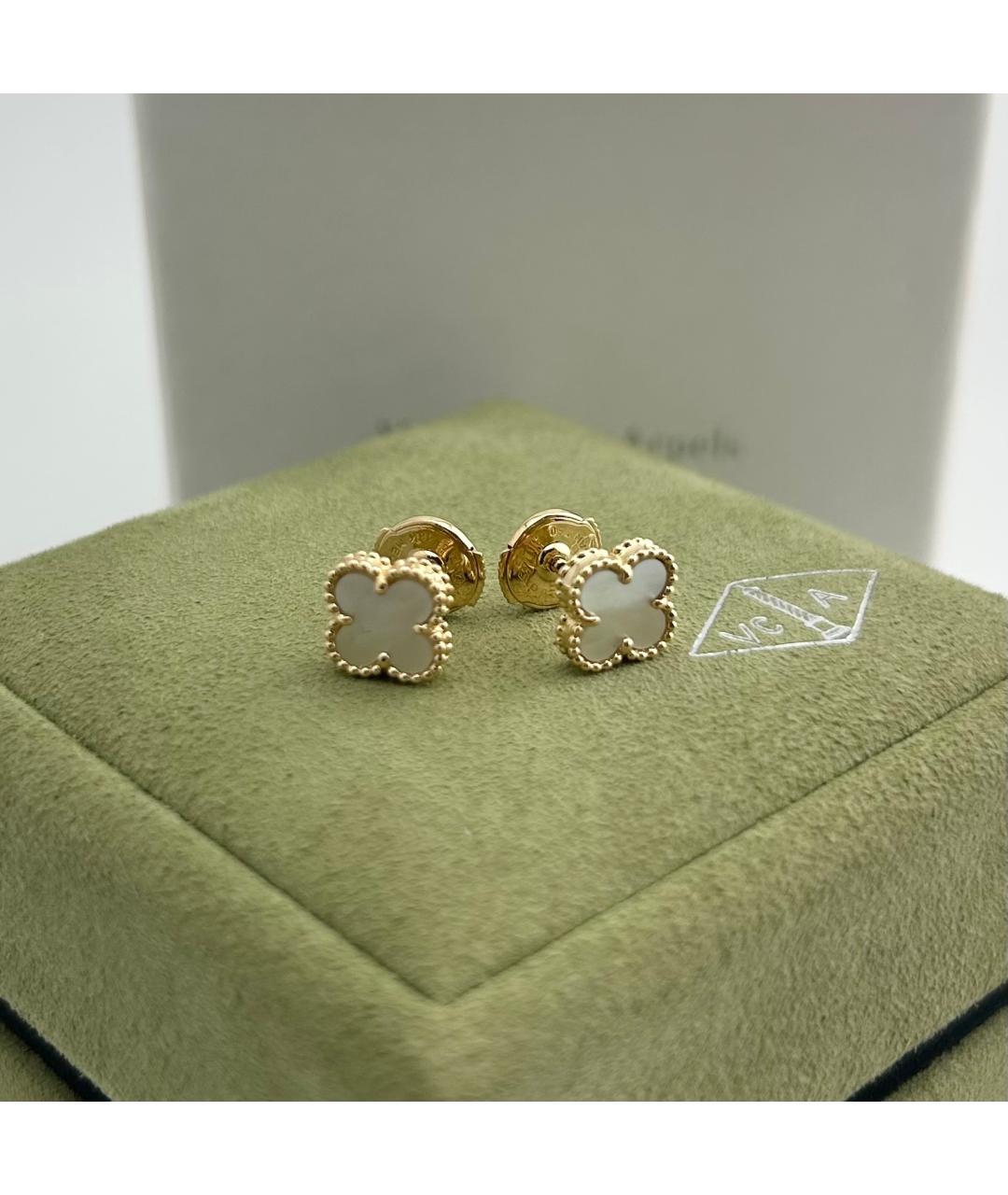 VAN CLEEF & ARPELS Золотые серьги из розового золота, фото 6