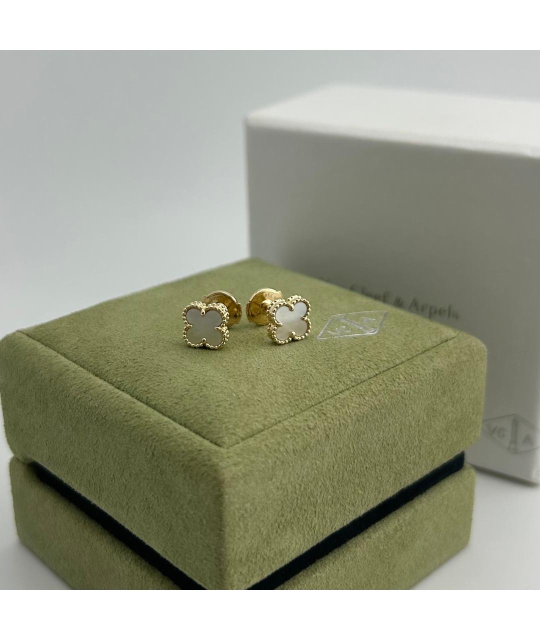 VAN CLEEF & ARPELS Золотые серьги из розового золота, фото 5