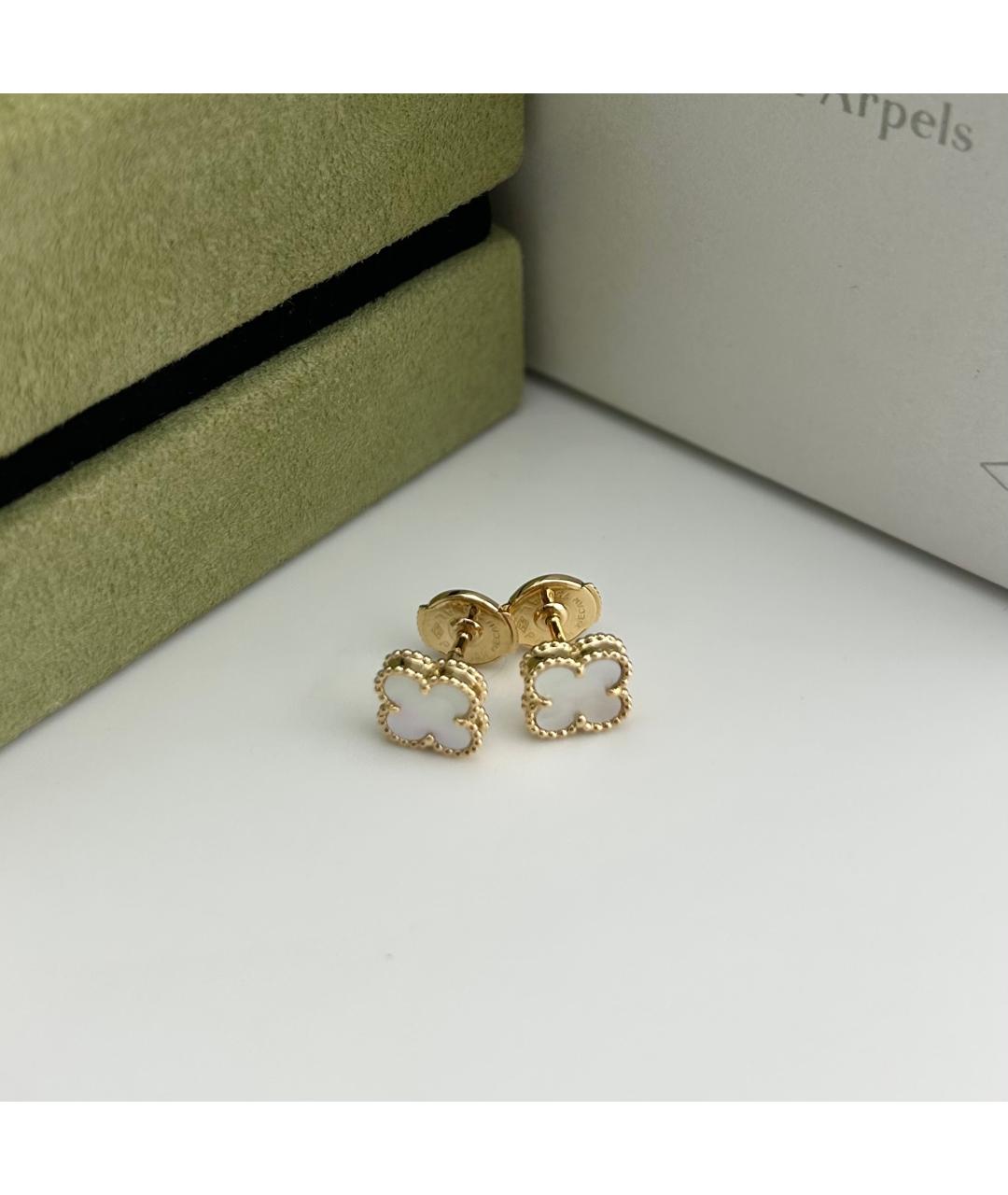 VAN CLEEF & ARPELS Золотые серьги из розового золота, фото 7