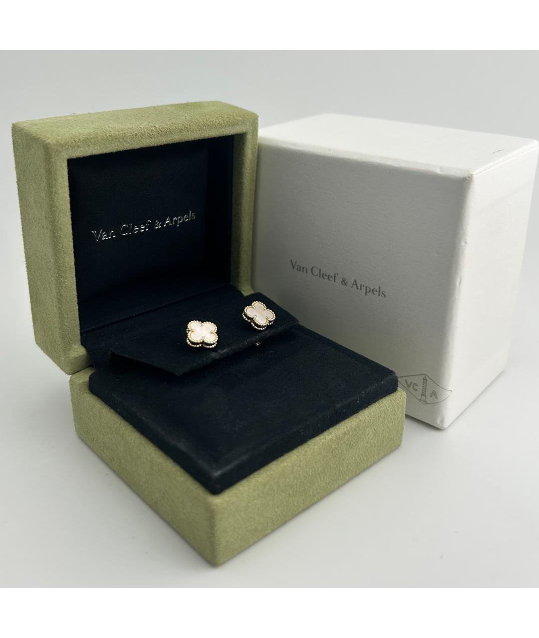 VAN CLEEF & ARPELS Золотые серьги из розового золота, фото 3