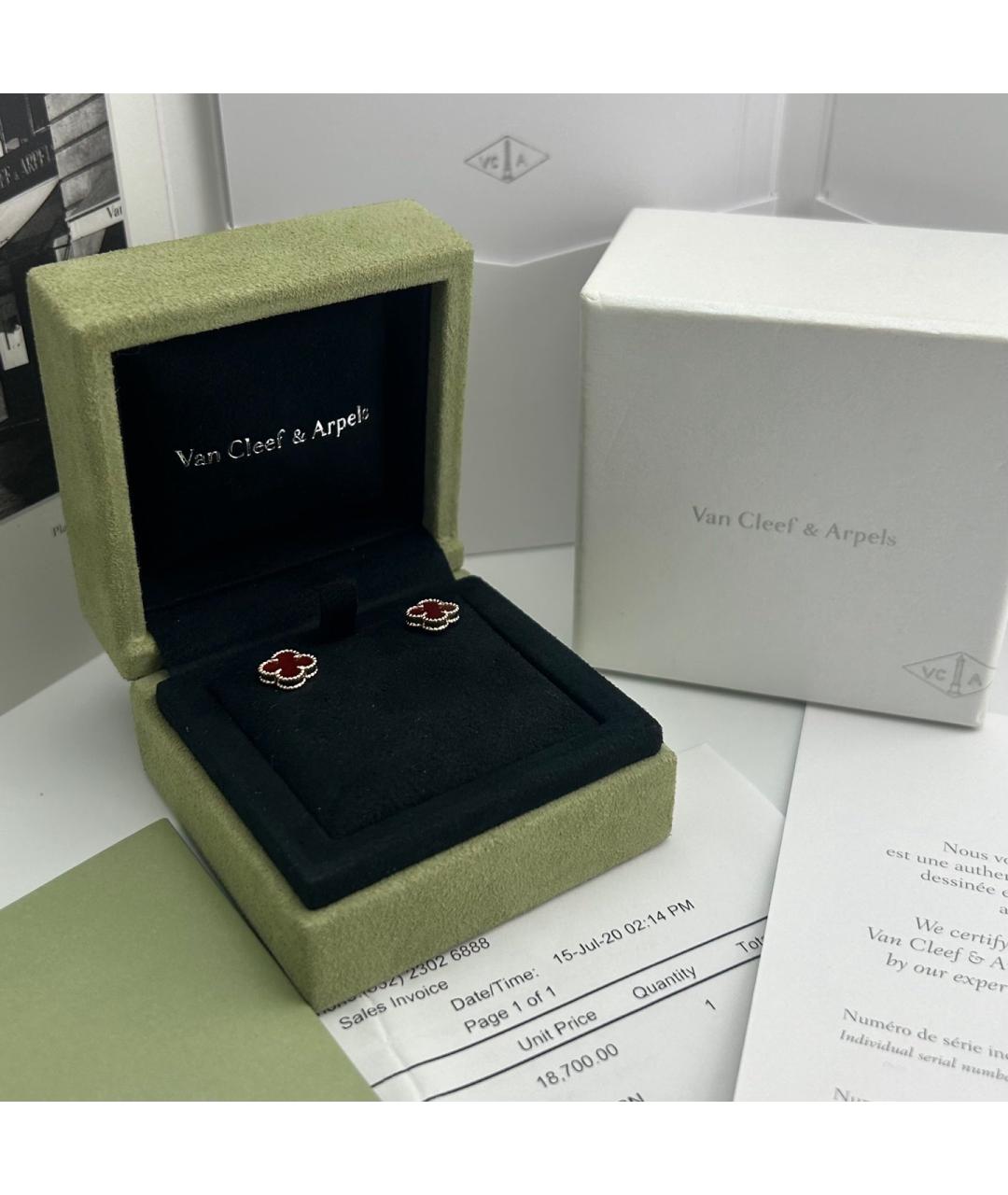 VAN CLEEF & ARPELS Золотые серьги из желтого золота, фото 3