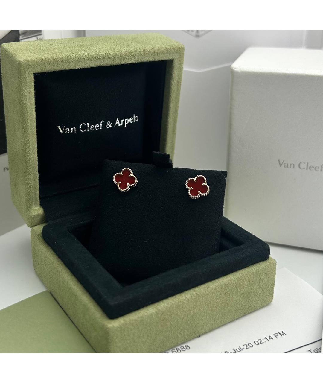 VAN CLEEF & ARPELS Золотые серьги из желтого золота, фото 4