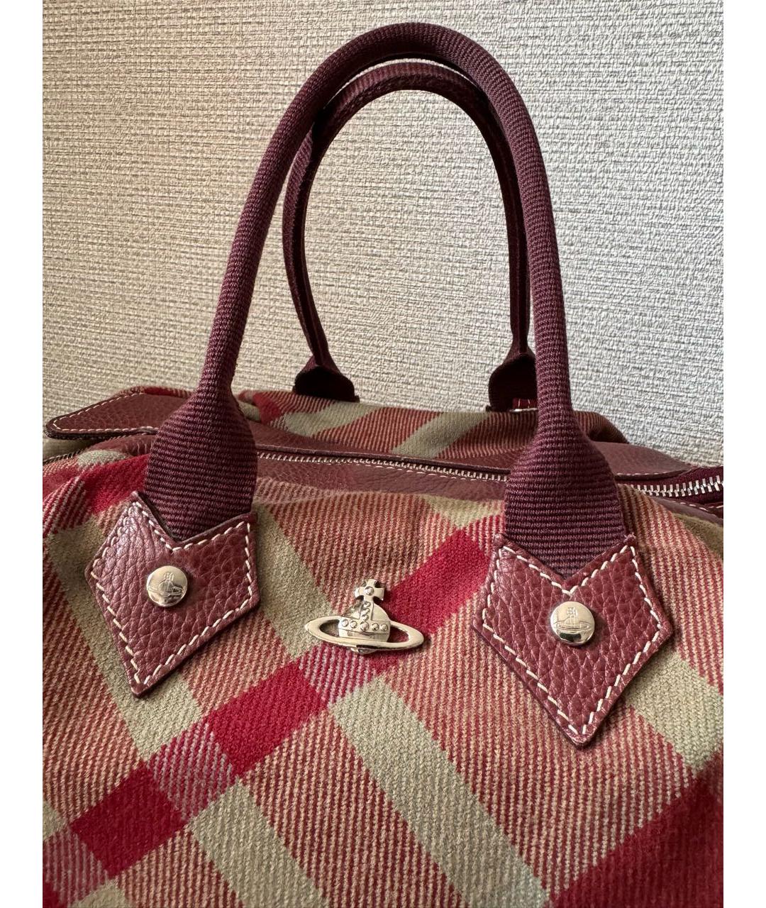 VIVIENNE WESTWOOD Мульти тканевая сумка тоут, фото 3