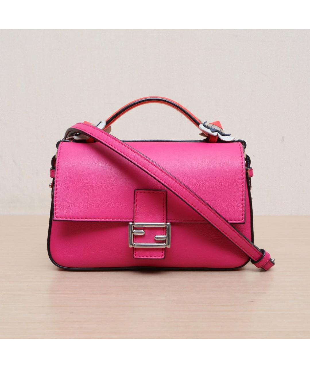 FENDI Кожаная сумка через плечо, фото 3