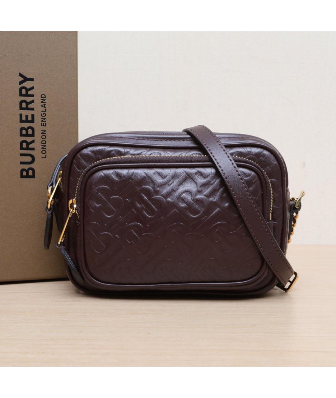 BURBERRY Кожаная сумка через плечо, фото 2