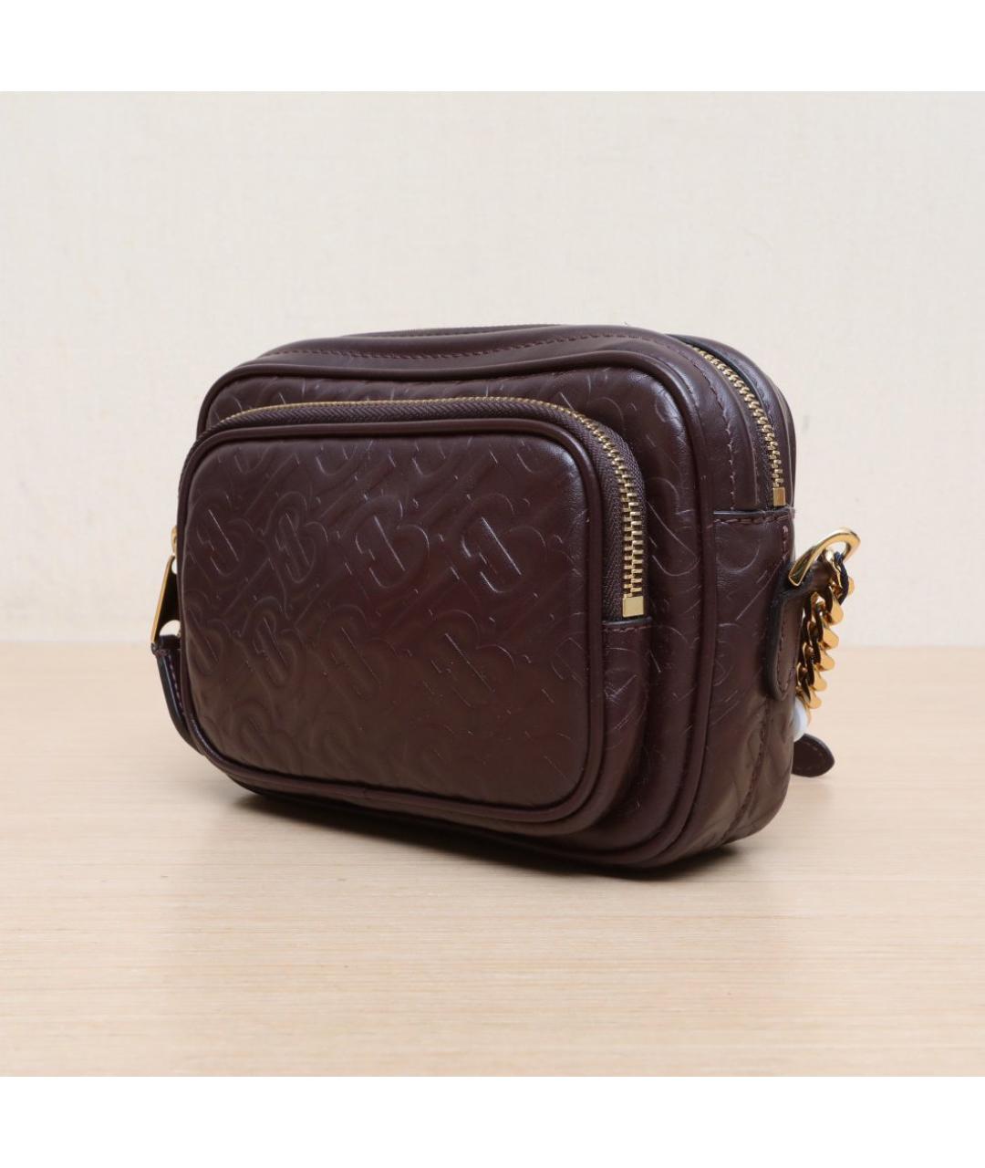 BURBERRY Кожаная сумка через плечо, фото 4