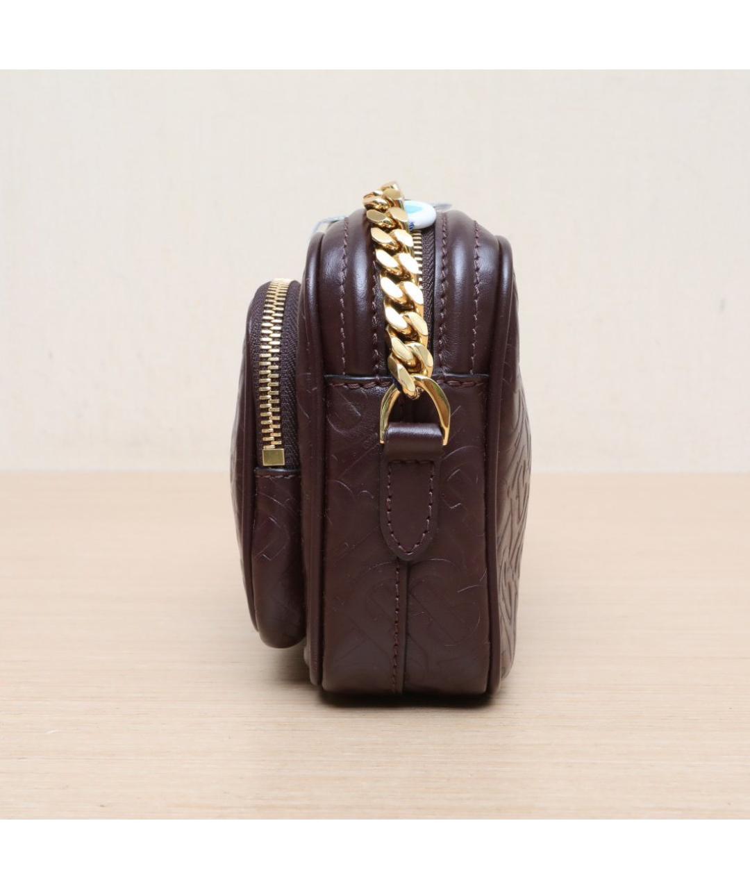 BURBERRY Кожаная сумка через плечо, фото 5