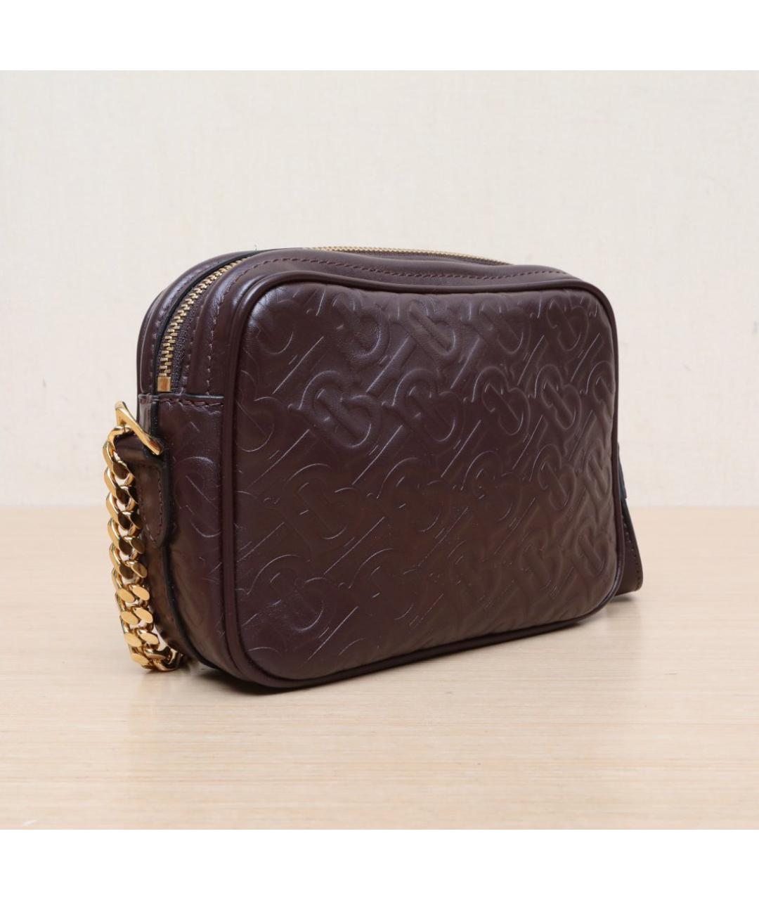 BURBERRY Кожаная сумка через плечо, фото 6